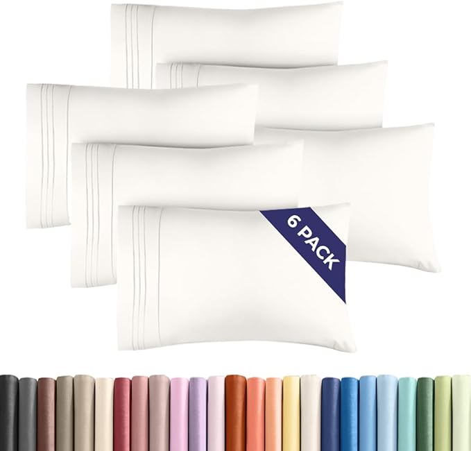 King Pillow Cases Set of 6 by CGKUnlimited