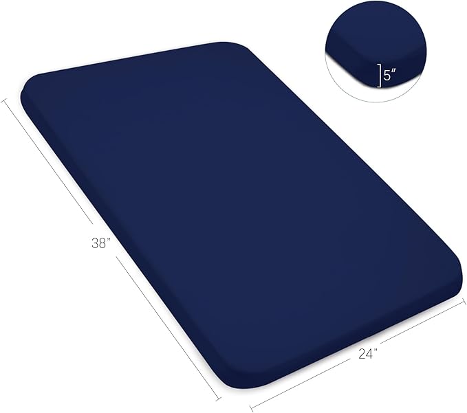 Waterproof Pack and Play Sheets Fitted 2 Pack, Compatible - Image 5