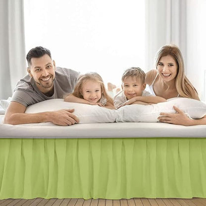 Ruffle Bed Skirt with Split Corners, Microfiber Dust Ruffled - Image 6