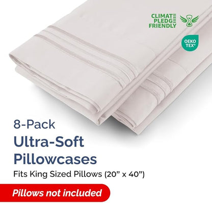 King Pillow Cases Set of 8 - Image 2