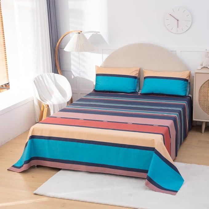 WenBags Lightweight Waterproof Flat Sheet 70*90 Inches Queen Size-Mattress - Image 3