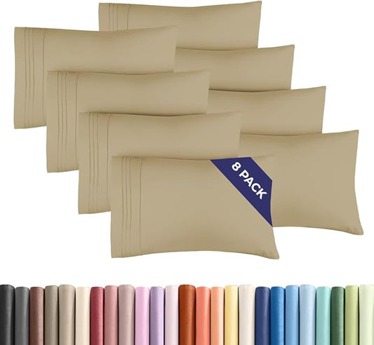 Queen Pillow Cases Set of 8 by CGKUnlimited