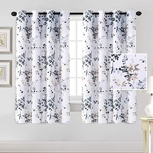 h.versailtex blackout curtains for bedroom 63 inch long shown in use