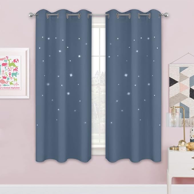 NICETOWN Blackout Star Curtains by NICETOWN
