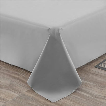 WenBags Lightweight Waterproof Flat Sheet 90 * 98 Inches King Size-Mattress - Image 3