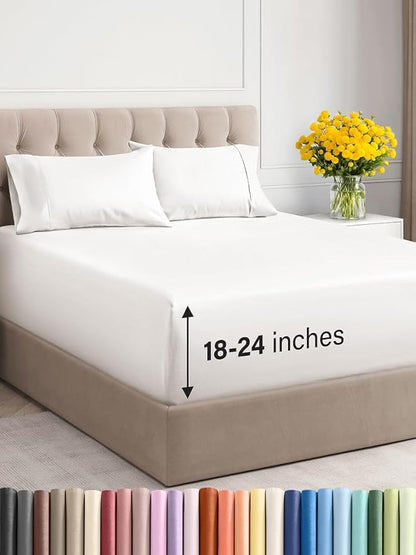 Extra Deep Twin Sheet Set by CGKUnlimited