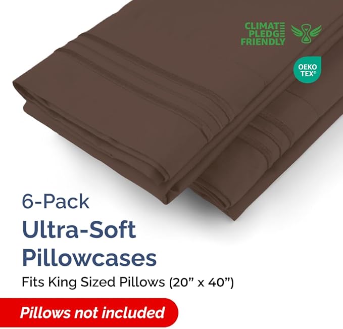 King Pillow Cases Set of 6 - Image 2