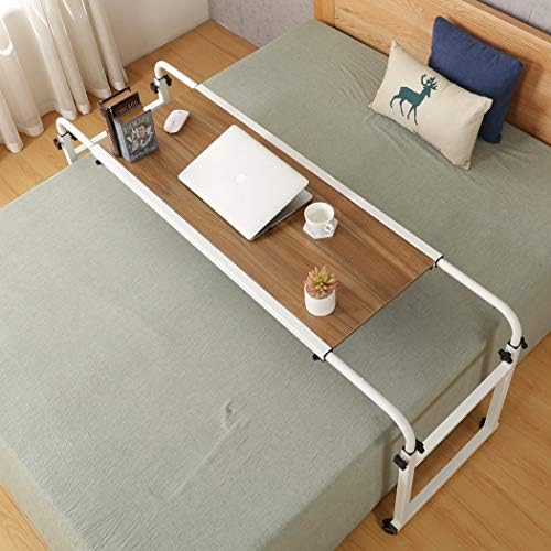 tigerdad adjustable overbed table with wheels, mobile laptop, view 10