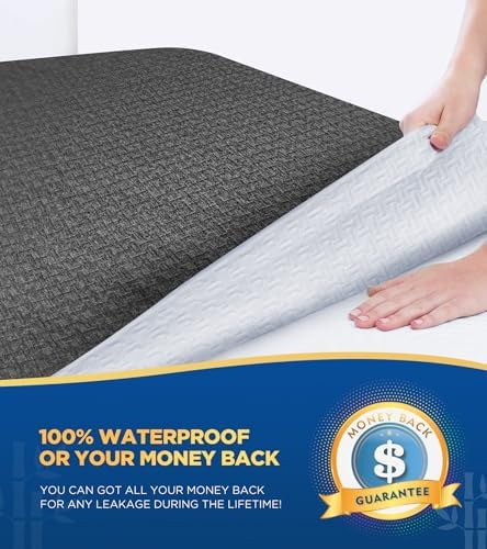 Premium 100% Waterproof Full Mattress Protector, Breathable Cooling 3D Air - Image 2
