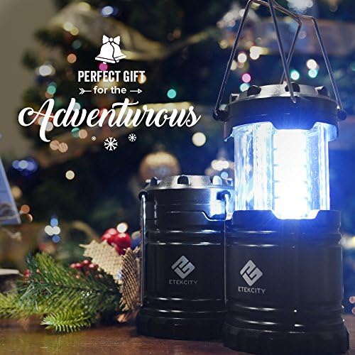 Etekcity LED Camping Lanterns, Battery Included, 4 Pack
