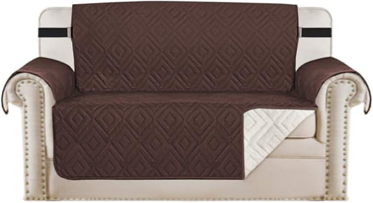 H.VERSAILTEX Reversible Loveseat Cover Furniture Protector Anti-Slip Water by HVERSAILTEX