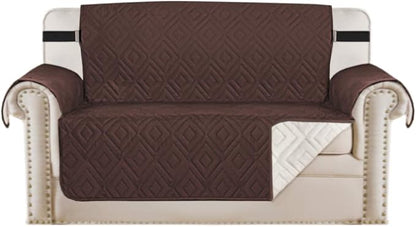 H.VERSAILTEX Reversible Loveseat Cover Furniture Protector Anti-Slip Water by HVERSAILTEX