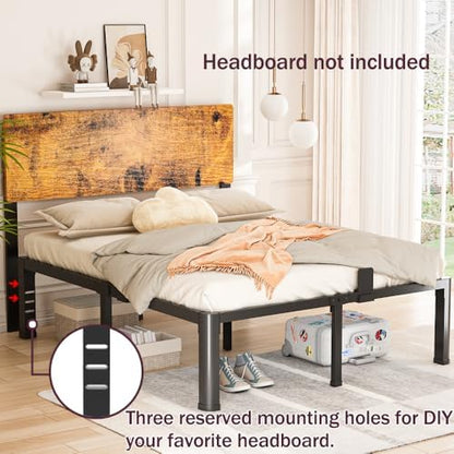bilily 10 inch low bed frame full with on a desk or shelf