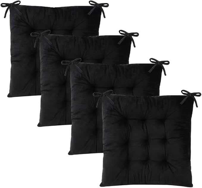 Set of 4 Chair Cushions for Dining Chairs by MissSoul