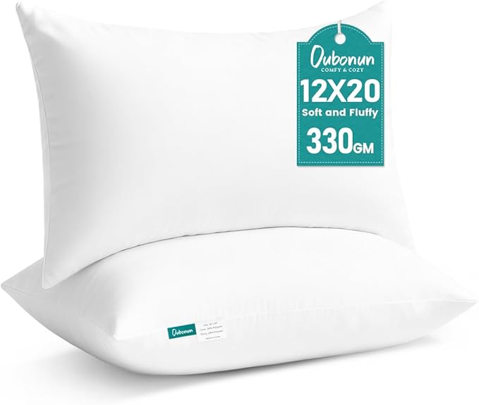 Oubonun 12 x 20 Throw Pillow Inserts by Oubonun