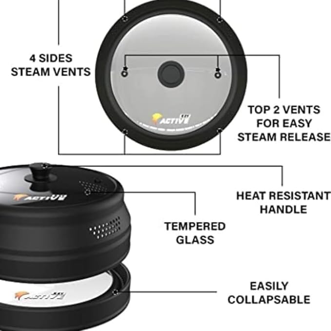 Collapsible Microwave Cover for Food - Image 3