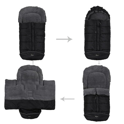 CozyMe Stroller Footmuff, Insulated Stroller Blanket Evelution, Water Repellent - Image 6