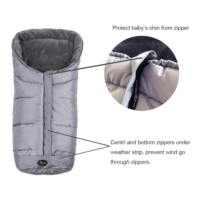 Stroller Blanket Evelution, Stroller Footmuff Winter Toddler Universal Stroller - Image 3