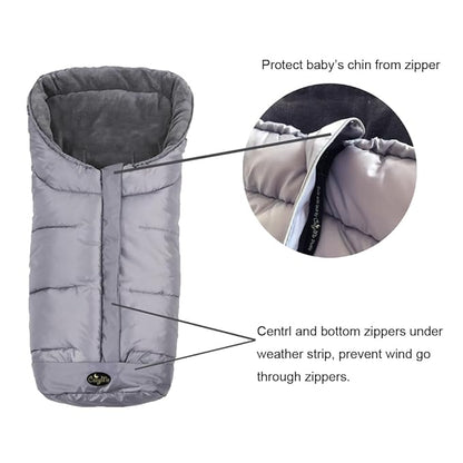 Stroller Blanket Evelution, Stroller Footmuff Winter Toddler Universal Stroller - Image 3