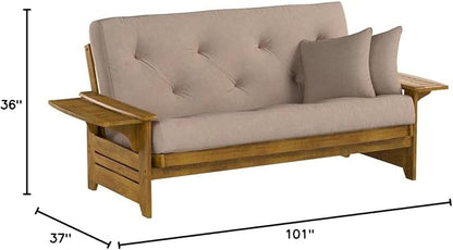 Nirvana Futons Brentwood Tray Arm Futon Sofabed Set - Image 3