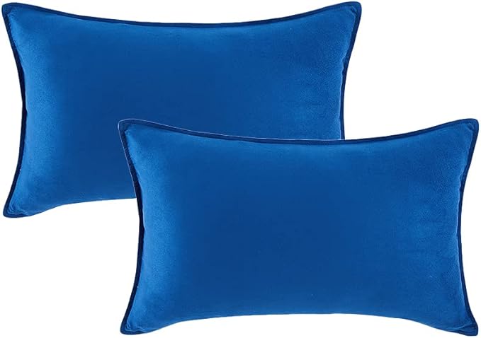 Fancy Homi 2 Packs Premium Faux Suede Decorative Throw Pillow Covers, Super by Fancy+Homi