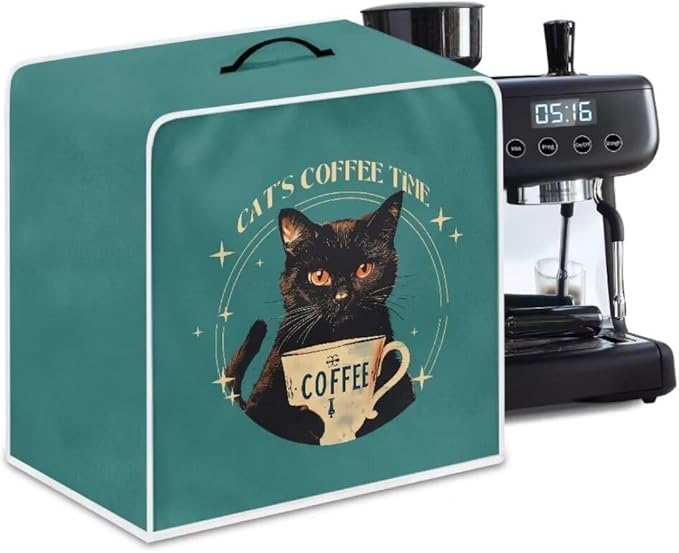 Mumeson Cat Coffee Cup Coffee Maker Cover, Stain Dust Resistant Supplies Home by Mumeson
