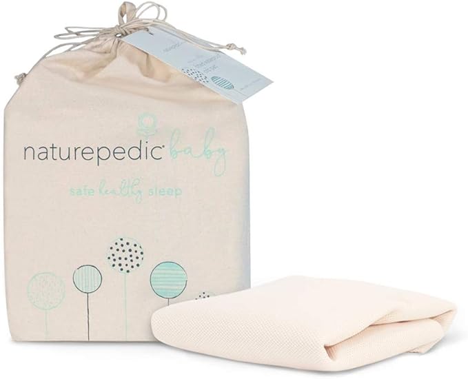 Naturepedic Organic Crib Mattress Cover by Lullaby+Earth