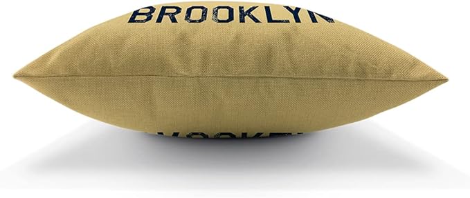 Moslion Original Lettering New York Brooklyn Vintage Throw Pillow Covers - Image 5