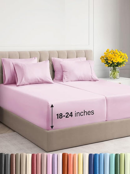 Extra Deep Split King Sheet Set by CGKUnlimited