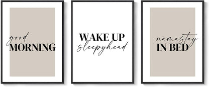 framed neutral 3 piece minimalist canvas wall art, view 9