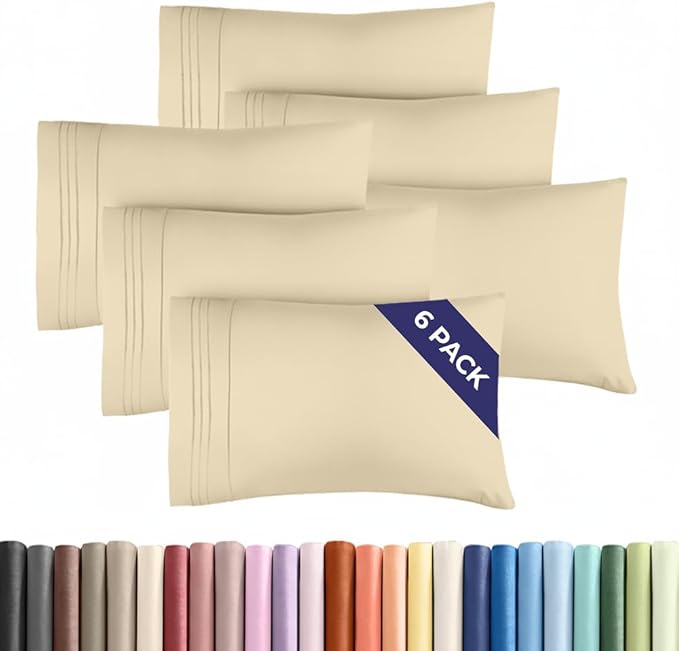King Pillow Cases Set of 6 by CGKUnlimited