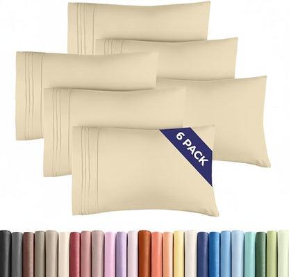King Pillow Cases Set of 6 by CGKUnlimited