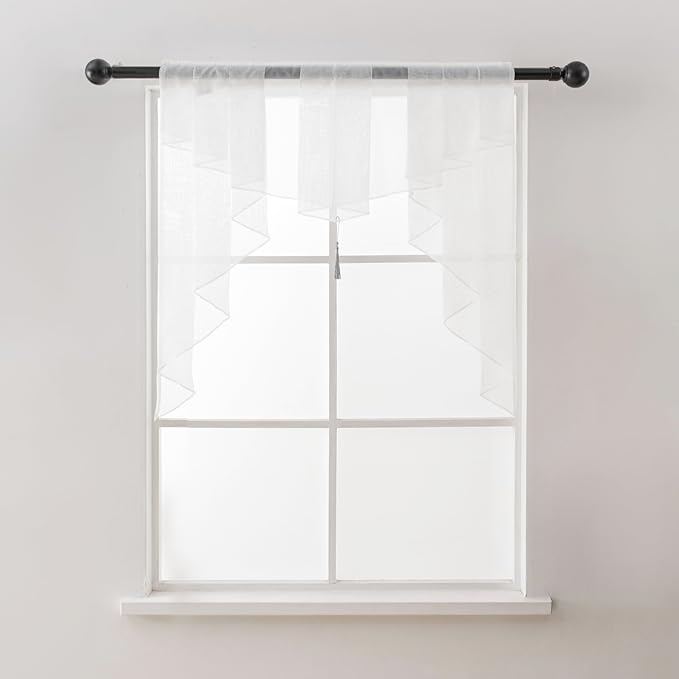 PearAge Swag Sheer Valance Curtains by PearAge