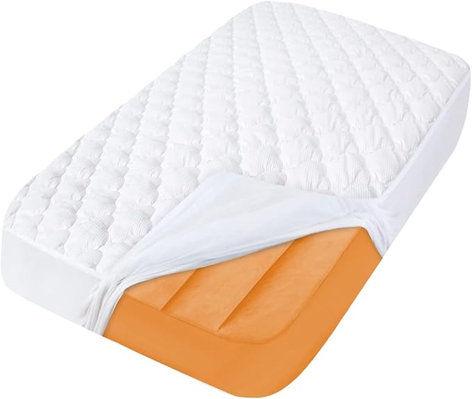 Kids Air Mattress Sheet Waterproof Pad Cover Compatible - Image 6