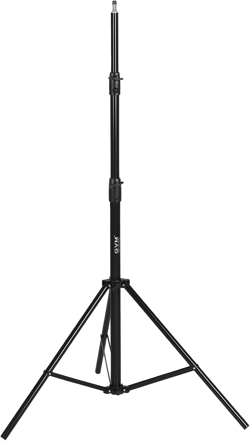 GVM Photography Light Stand 95"/240cm, Air-Cushion Aluminum Photo Video ...