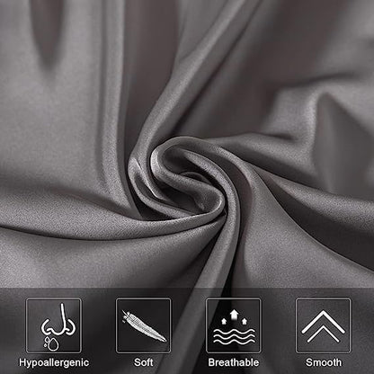 Mulberry Silk Pillowcase for Hair and Skin, Cooling Silk Pillow Case - Image 3