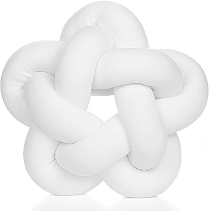 Star Shaped Knotted Pillow Soft Plush Throw Pillow Nordic Style Knot Room Decor by Wadser