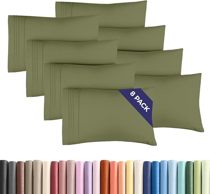 King Pillow Cases Set of 8 by CGKUnlimited