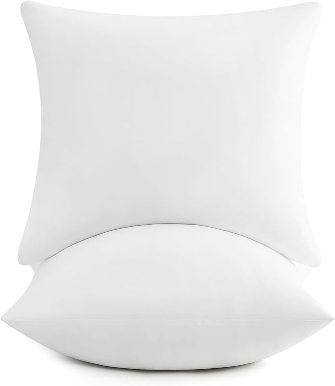 puredown® 14x14 Pillow Inserts, 2 Pack Fluffy Soft Throw Pillow Inserts Filled by Puredown