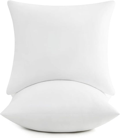 puredown® 14x14 Pillow Inserts, 2 Pack Fluffy Soft Throw Pillow Inserts Filled by Puredown
