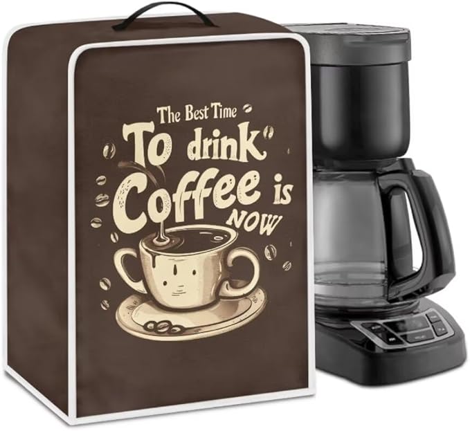 Mumeson Coffee Cup Coffee Maker Cover, Home Kitchen Appliance Cover Stain Dust by Mumeson