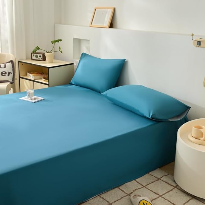 WenBags Lightweight Waterproof Flat Sheet 90 * 98 Inches King Size-Mattress - Image 5