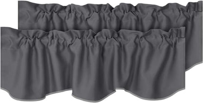 H.VERSAILTEX 2 Panels Blackout Curtain Valances by HVERSAILTEX