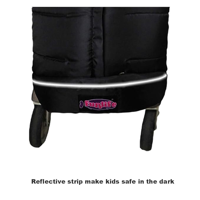 Anti-Kick Stroller Blanket, Toddler Stroller Universal Footmuff Cosy Toes Buggy - Image 4
