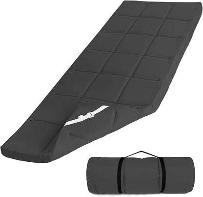 Cot Mattress Topper, Foam Quilted Pads by SpringspiritBedding