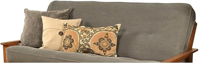 BOWERY HILL Full Fabric Futon in Marmont Thunder Blue-Frame Not Included - Image 5