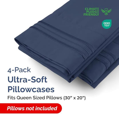 Queen Pillow Cases Set of 4 - Image 2