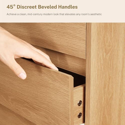 teenfon 55" dresser for bedroom with 6 drawers on a desk or shelf