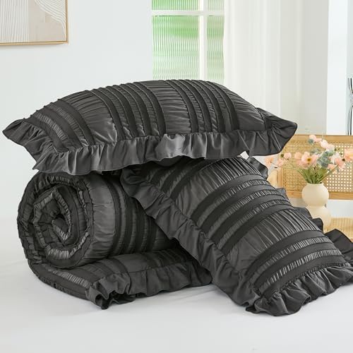wongs bedding king size comforter,dark grey boho comforter, package contents