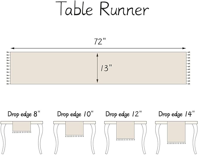 Farmhouse Table Runner, Rustic Cutout Table Runners - Image 3